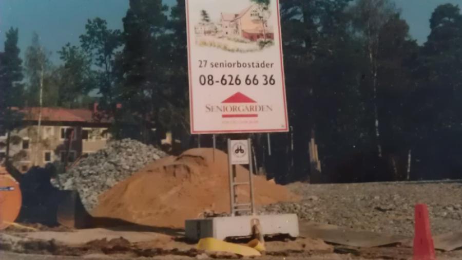 Så här såg det ut i samband med byggstarten 1997.